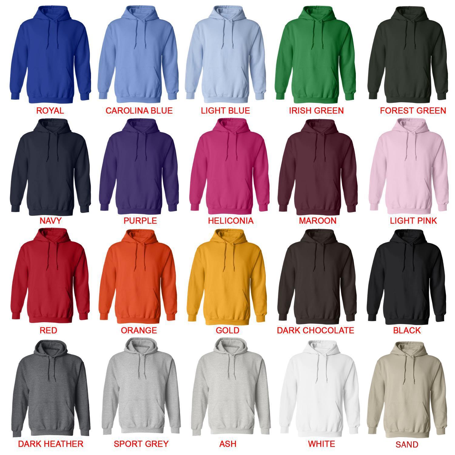 hoodie color chart - Caylus Merch