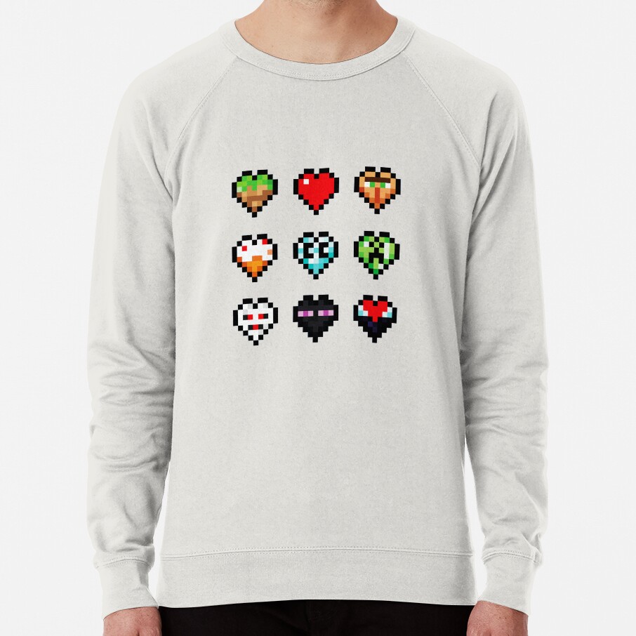Caylus Craftee Gaming S Hearts Turquoise Sweatshirt