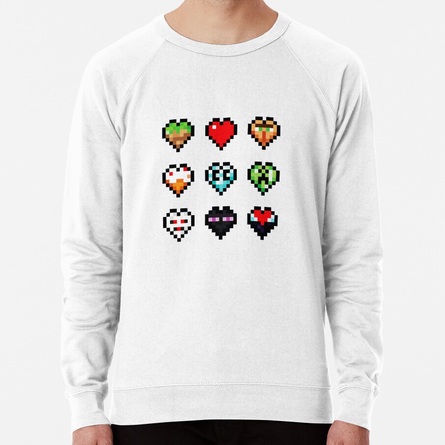 Caylus Craftee Gaming S Hearts Turquoise Sweatshirt - Image 6